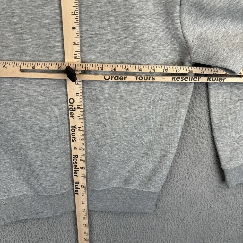 Polo Ralph Lauren Sweatshirt Mens Small Heather Gray Spell Out‎ Logo Crewneck